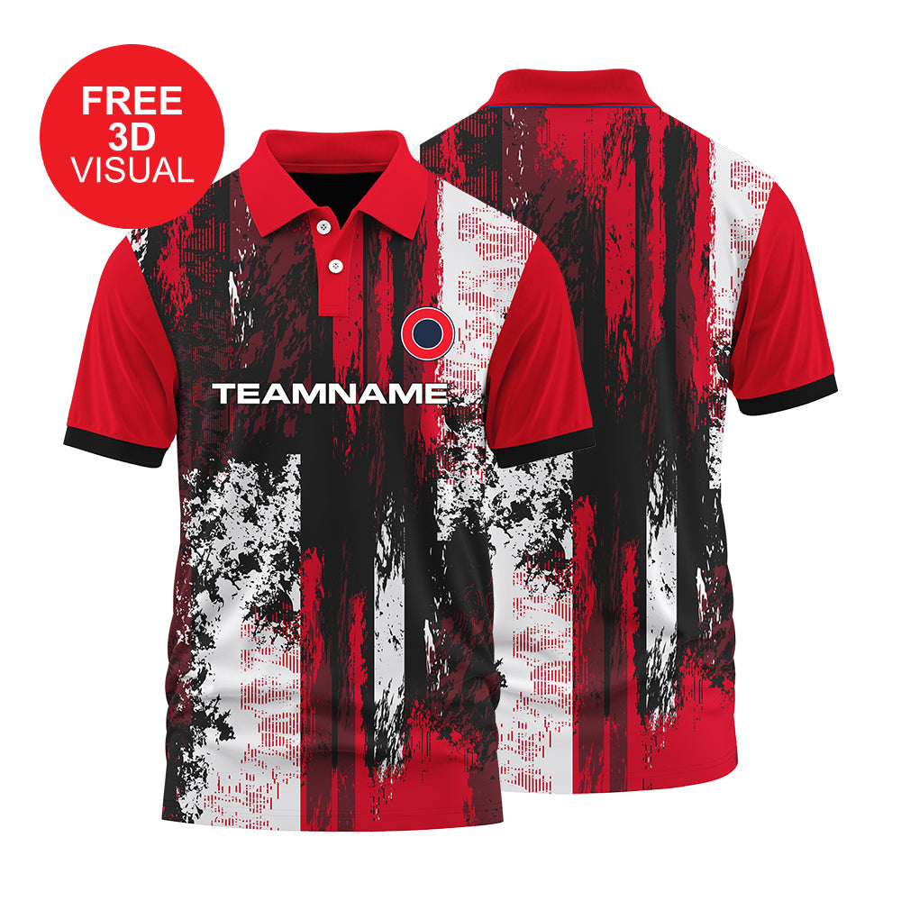 150GSM Mesh Jersey Sport Polo Shirt (Full Dye Sublimation) #50009