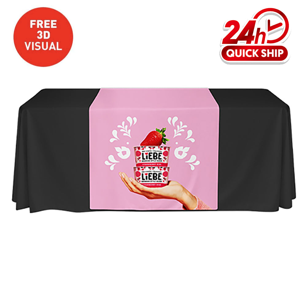 Premium Table Runner (Full-Color Dye Sublimation, Full Bleed)