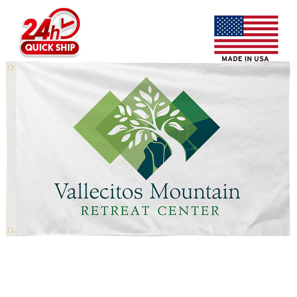 5' x 10' Custom Pole Flag (Single-sided)