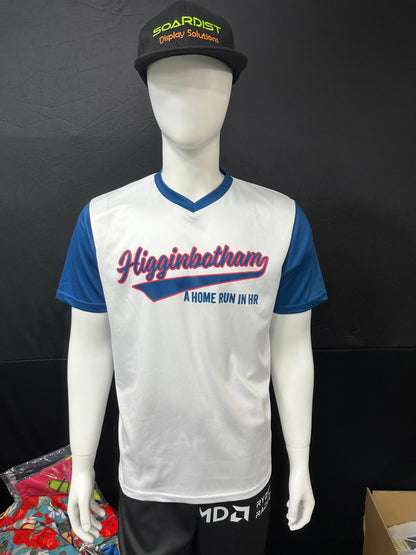 120GSM Milk Silk Short Sleeve V Neck (Full Dye Sublimation)#USA500043