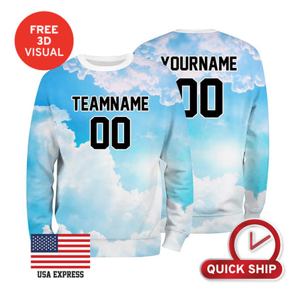 Sweatshirt Full Dye Sublimated #USA500019
