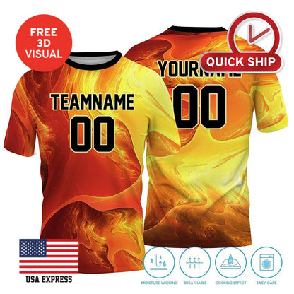 120GSM Milk Silk Short Sleeve Crew Neck (Full Dye Sublimation) #USA500040